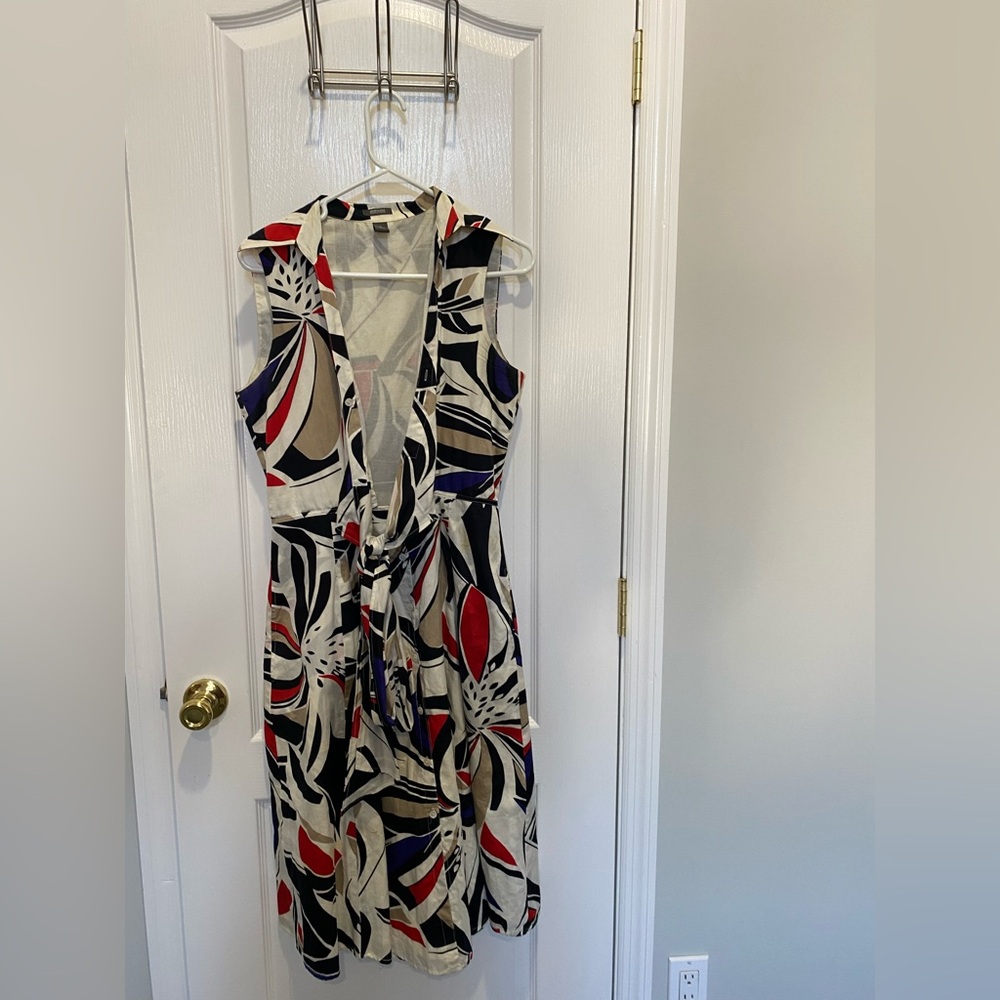 Kenneth Cole Reaction Vibrant Floral Midi Dress - Picture 6 of 14
